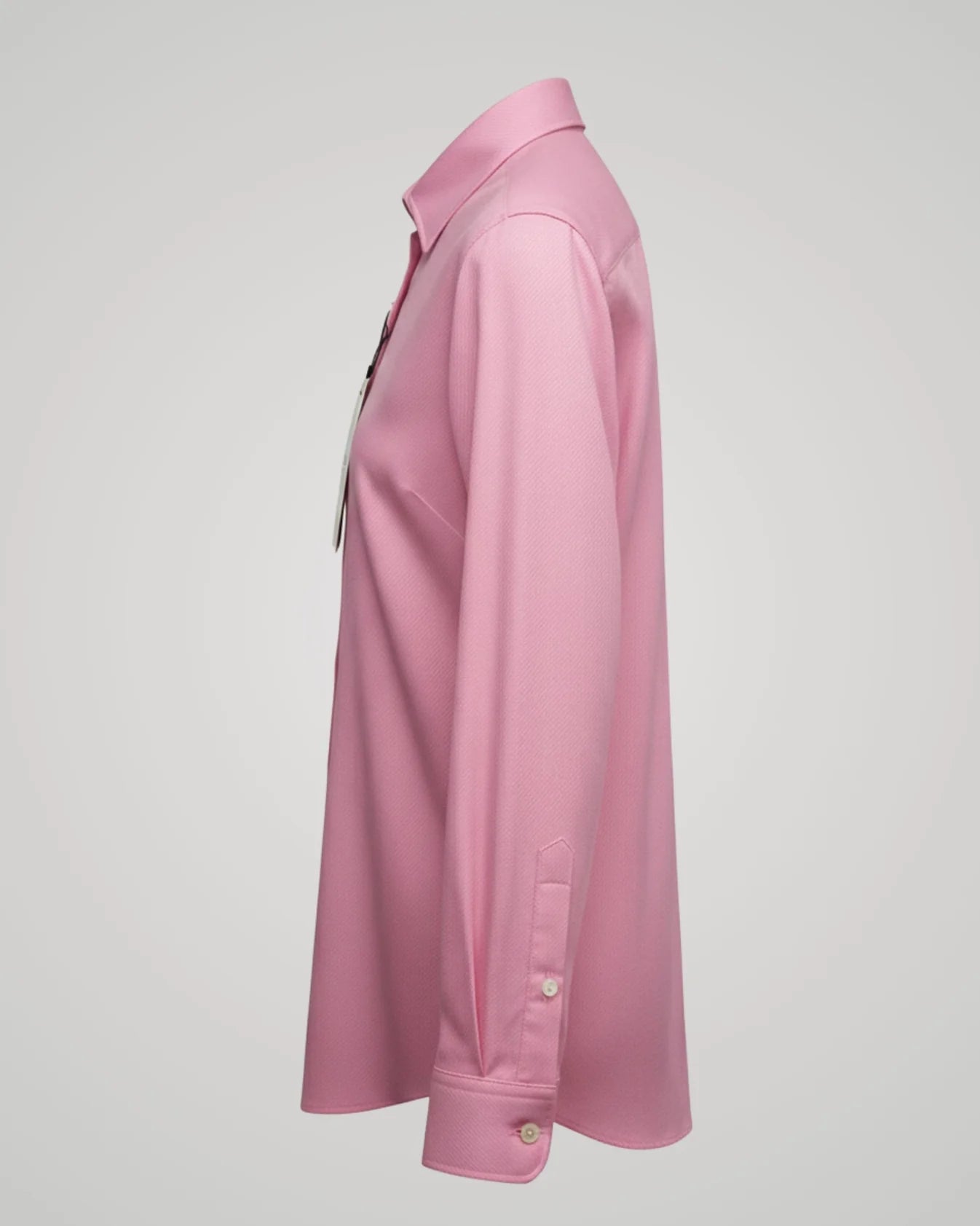 Long Sleeve Pink Twill Shirt