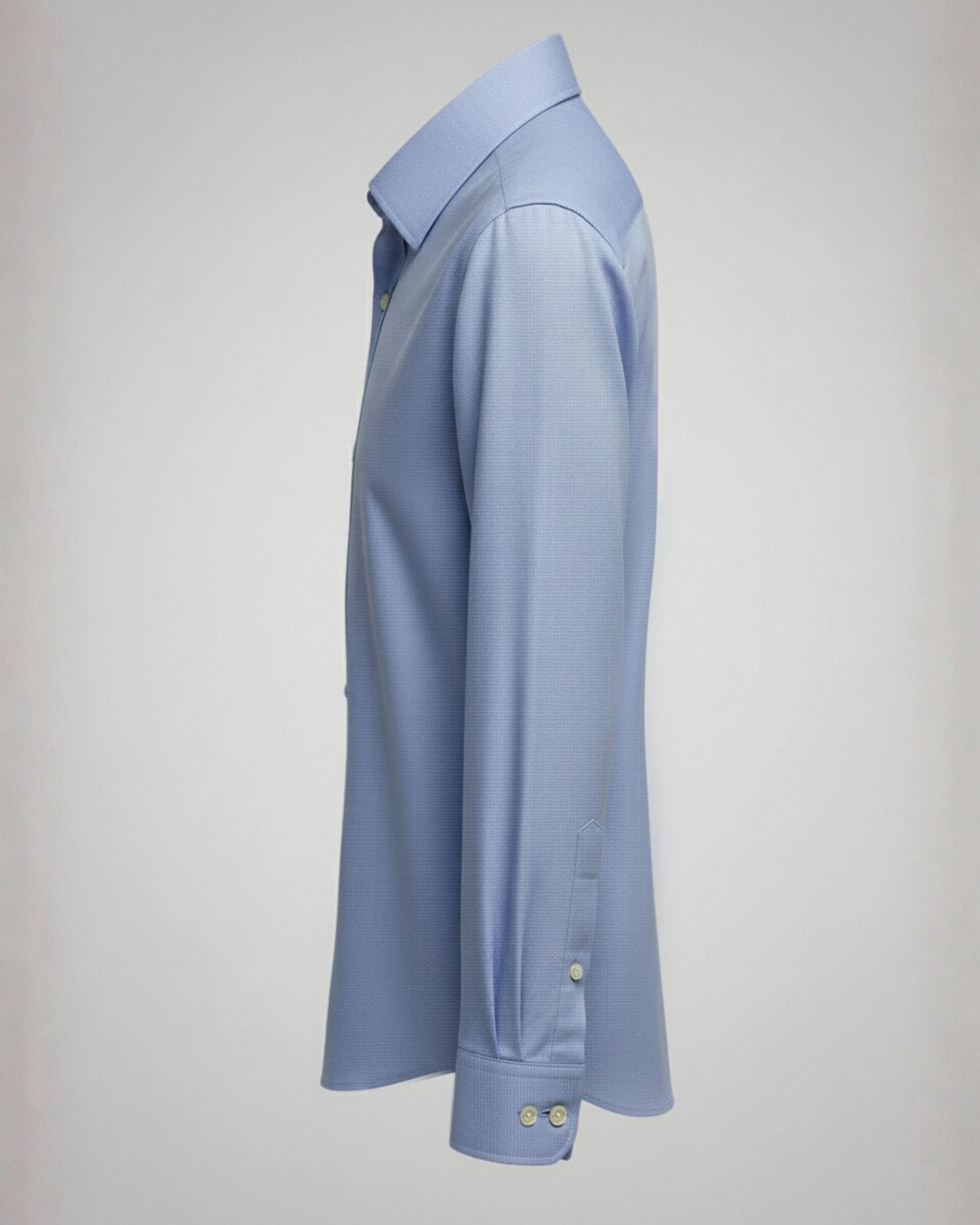 Long Sleeve Denim Blue Oxford Shirt