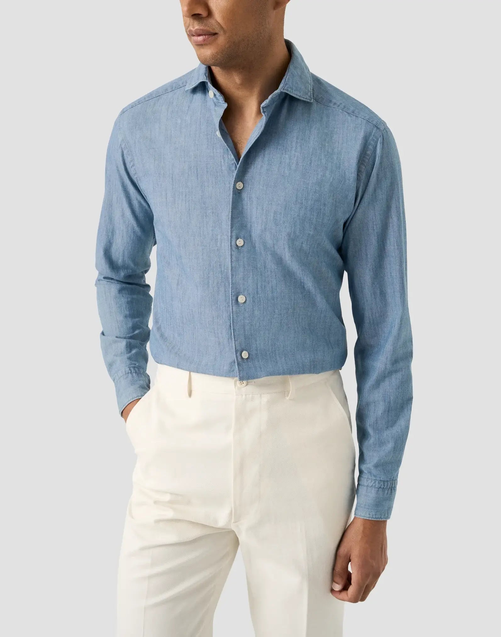 Light Blue Denim Shirt
