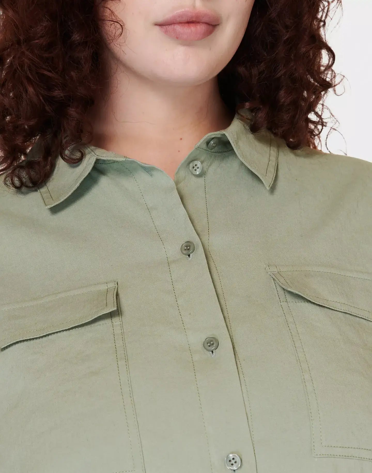 Summer Stretch Linen Utility Shirt