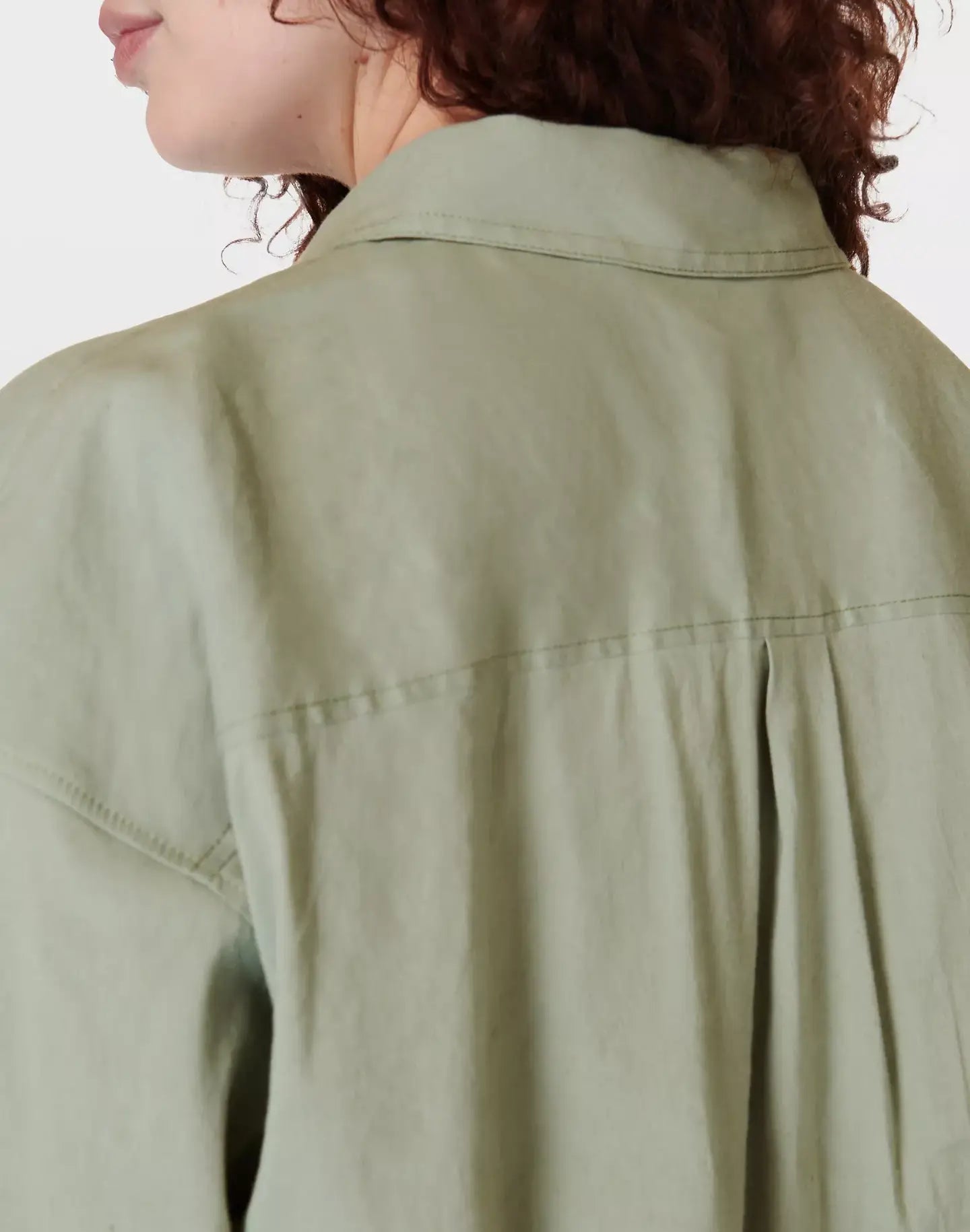 Summer Stretch Linen Utility Shirt