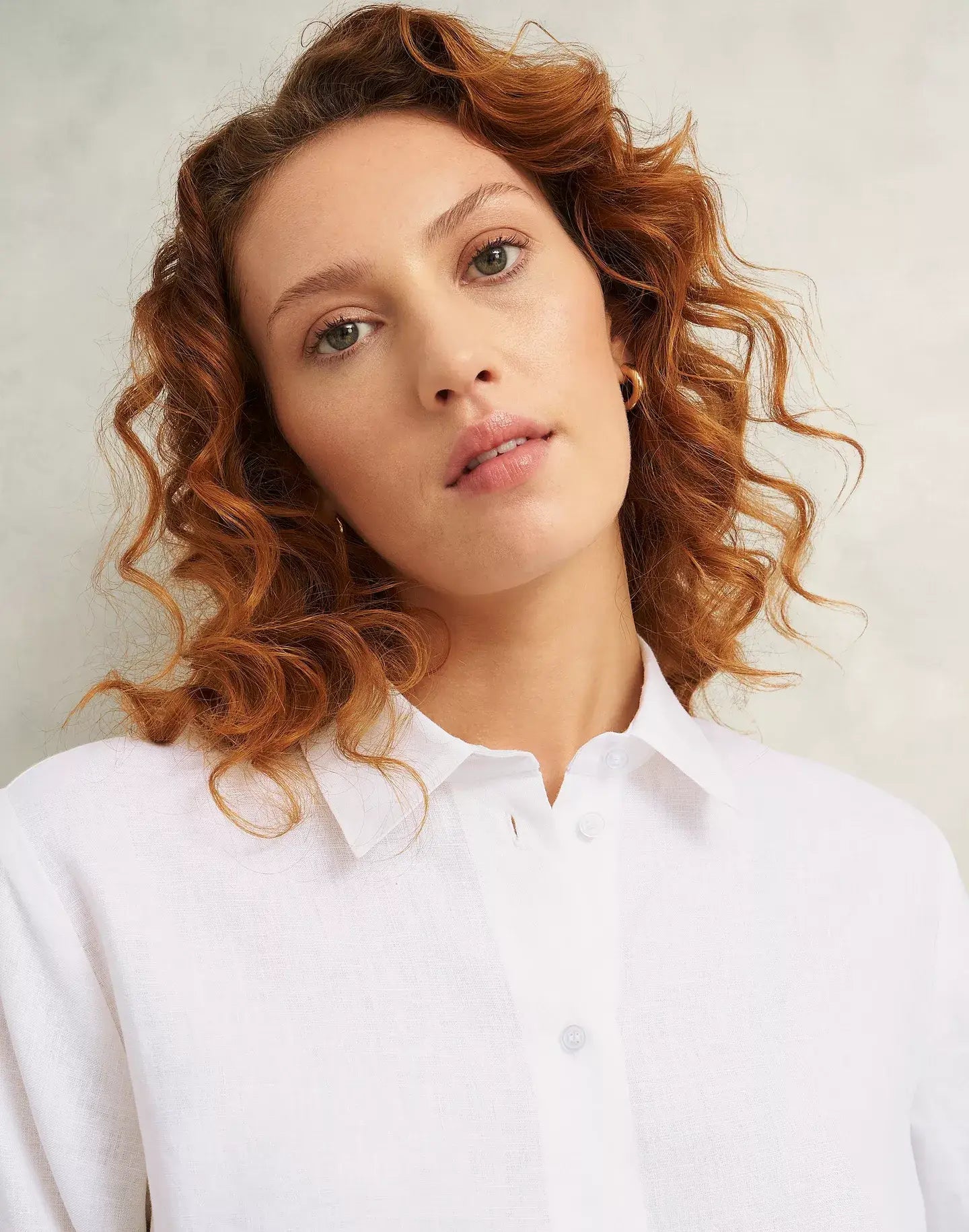 Vita Linen Three Quarter Sleeve Shirt